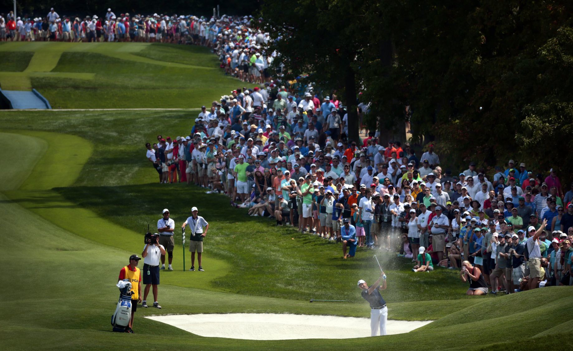 Second round of 100th PGA Championship at Bellerive